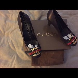 Gucci Chocolate Brown Pumps 9.5
